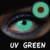 lentillas verdes brillan en la oscuridad ojos verdes lentes de contacto glow UV green