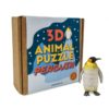 Puzzle 3D pingüino