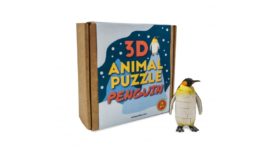 Puzzle 3D pingüino